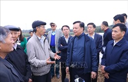 Bí thư Thành ủy Hà Nội kiểm tra tiến độ Dự án đường Vành đai 4-Vùng Thủ đô