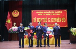 Phê chuẩn ông Trịnh Trường Huy giữ chức Phó Chủ tịch UBND tỉnh Cao Bằng