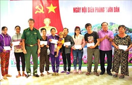 Tổ chức điểm &#39;Ngày hội Biên phòng toàn dân&#39; tại xã Tân Tiến, Cà Mau