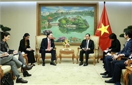 Phó Thủ tướng Trần Lưu Quang tiếp Đại sứ Hoa Kỳ tại Việt Nam