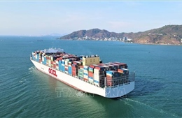 Siêu tàu container cập cảng Cái Mép - Thị Vải