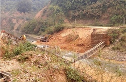 Lai Châu: Sập cầu tạm thủy điện khiến khiến 3 người thương vong