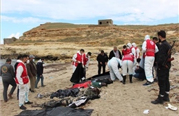 11 người chết đuối trong vụ đắm tàu mới nhất ngoài khơi Libya