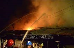 Khống chế đám cháy lớn ở Chợ Trung tâm huyện Ea Súp, Đắk Lắk