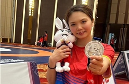 SEA Games 32: Nữ võ sĩ của Philippines từ chối nhận huy chương