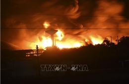 Cháy lớn gần nhà máy điện ở miền Đông Cuba