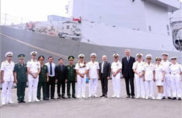 Tàu Hải quân Italy thăm TP Hồ Chí Minh