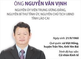 Khai trừ ra khỏi Đảng ông Nguyễn Văn Vịnh, nguyên Bí thư Tỉnh ủy, nguyên Chủ tịch UBND tỉnh Lào Cai