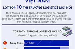 Việt Nam lọt top 10 thị trường logistics mới nổi
