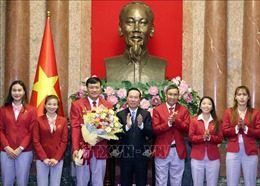 Chủ tịch nước biểu dương các &#39;gương mặt vàng&#39; của Đoàn Thể thao Việt Nam 
