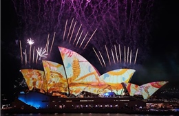 Rực rỡ lễ hội ánh sáng Vivid Sydney ở Australia