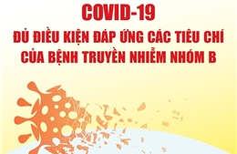 Thủ tướng: COVID-19 đủ điều kiện đáp ứng các tiêu chí của bệnh truyền nhiễm nhóm B