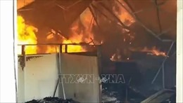 Hỏa hoạn thiêu rụi hơn 3.200 m2 nhà xưởng của 3 doanh nghiệp tại Long An