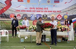 Khai mạc giải bóng đá quy mô nhất của cộng đồng người Việt Nam tại Nga
