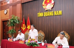 Đoàn giám sát của Ủy ban Thường vụ Quốc hội làm việc tại Quảng Nam