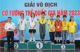 Giải vô địch Cờ tướng trẻ quốc gia 2023: TP Hồ Chí Minh đạt 89 HCV