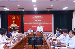 Đoàn kiểm tra của Bộ Chính trị làm việc với Đảng ủy Học viện Chính trị quốc gia Hồ Chí Minh