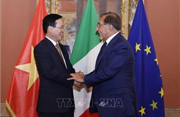 Chủ tịch nước Võ Văn Thưởng gặp Chủ tịch Thượng viện Italy Ignazio La Russa