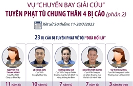 Vụ &#39;Chuyến bay giải cứu&#39;: Tuyên phạt tù chung thân 4 bị cáo (phần 2)