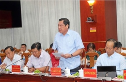 Đoàn giám sát của Ủy ban Thường vụ Quốc hội làm việc tại tỉnh Cà Mau