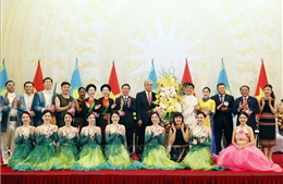 Chủ tịch nước Võ Văn Thưởng chủ trì chiêu đãi chào mừng Tổng thống Kazakhstan 