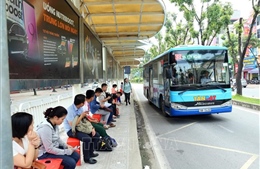Hà Nội tăng cường xe buýt giải tỏa hành khách trong dịp lễ 2/9