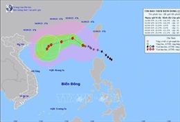 Ảnh hưởng bão số 3: Khu vực Bắc Biển Đông có gió bão mạnh cấp 10-13