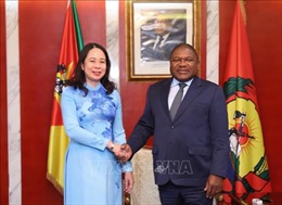 Phó Chủ tịch nước Võ Thị Ánh Xuân hội kiến Tổng thống Mozambique Filipe Nyusi