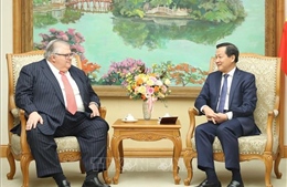 Phó Thủ tướng Lê Minh Khái tiếp Tổng Giám đốc Ngân hàng Thanh toán quốc tế