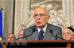 Điện chia buồn cựu Tổng thống Italia Giorgio Napolitano từ trần