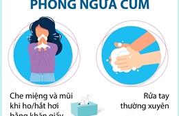 5 cách đơn giản phòng ngừa cúm