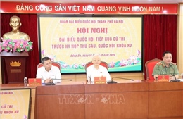 Tổng Bí thư Nguyễn Phú Trọng tiếp xúc cử tri thành phố Hà Nội 