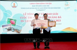 Trao giải Cuộc thi &#39;Video clip quảng bá du lịch Bình Thuận&#39;