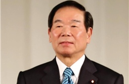 Chủ tịch Quốc hội Vương Đình Huệ chúc mừng Chủ tịch Hạ viện Nhật Bản Nukaga Fukushiro