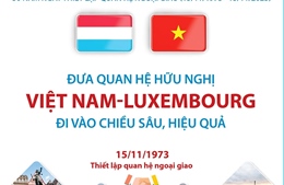 Quan hệ ngoại giao Việt Nam - Luxembourg: Phát triển trên sự chia sẻ lợi ích toàn diện