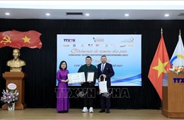 Nguyễn Đức Minh Hoàng đoạt giải Nhất Cuộc thi &#39;Phóng viên trẻ Pháp ngữ&#39; lần thứ 8