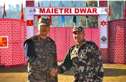 Ấn Độ, Nepal bắt đầu tập trận chung