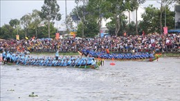 Giải đua ghe Ngo tại Sóc Trăng: Hoạt động đặc sắc nhất của Lễ hội Oóc Om Bóc
