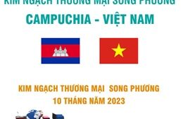 Kim ngạch thương mại song phương Việt Nam - Campuchia