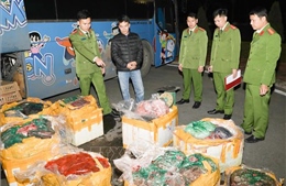 Sơn La phát hiện phương tiện vận chuyển 845kg thực phẩm hôi thối, không rõ nguồn gốc