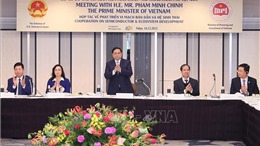 Thủ tướng làm việc với các doanh nghiệp Nhật Bản về vi mạch bán dẫn