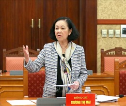 Thường trực Ban Bí thư Trương Thị Mai chủ trì giao ban công tác quý IV/2023