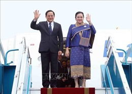 Thủ tướng Lào Sonexay Siphandone đến Hà Nội, bắt đầu thăm chính thức Việt Nam