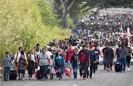 Người di cư ở Mexico lại tới khu vực biên giới với Mỹ để phản đối chính quyền