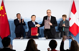 Trung Quốc, Thụy Sĩ nhất trí sớm triển khai đàm phán nâng cấp FTA