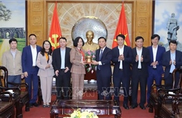 TTXVN tăng cường hợp tác truyền thông chính sách với các tỉnh Nghệ An, Thanh Hóa