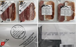 Mỹ mở rộng điều tra các sản phẩm thịt xông khói nhiễm khuẩn salmonella