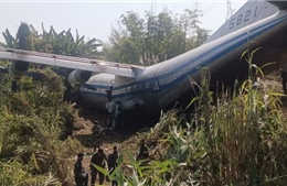 Máy bay quân sự Myanmar gặp sự cố ở Ấn Độ khiến 12 người bị thương