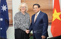 Thủ tướng Phạm Minh Chính tiếp Chủ tịch Nhóm Nghị sĩ hữu nghị Australia - Việt Nam