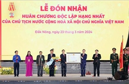 Chủ tịch Quốc hội dự Lễ kỷ niệm 20 năm tái lập tỉnh Đắk Nông